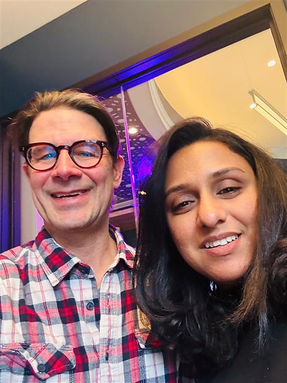 Michael Mucha with PRESERVE manager Rania Bashar out in the field! 