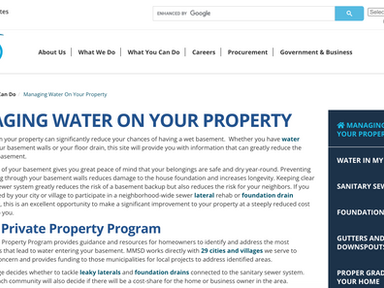 Building Public Trust to Reduce Inflow & Infiltration: Lessons from the Milwaukee Metropolitan Sewerage District (MMSD)